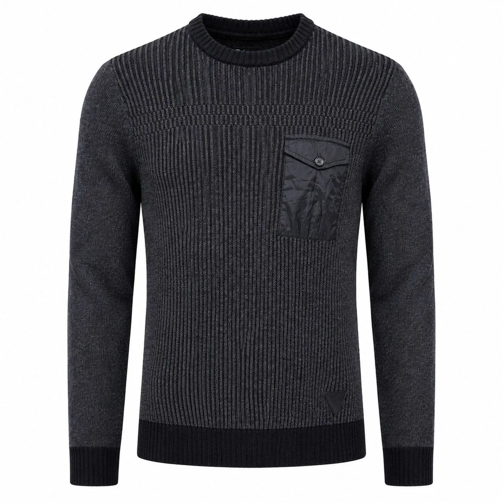 Urban Gorpcore Techwear Ribbed Knit Sweater Mens Size Small Utility Urban